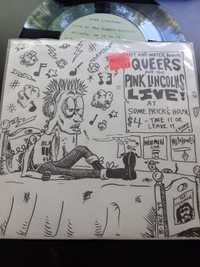 The Queers / Pink Lincolns ‎– Live At Some Pricks House - Just Add Water - art cover - 1994