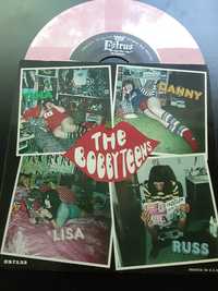  The Bobbyteens ‎– Rock-N-Roll Show / Backseat Lover - Estrus Records - pink vinyl -1999